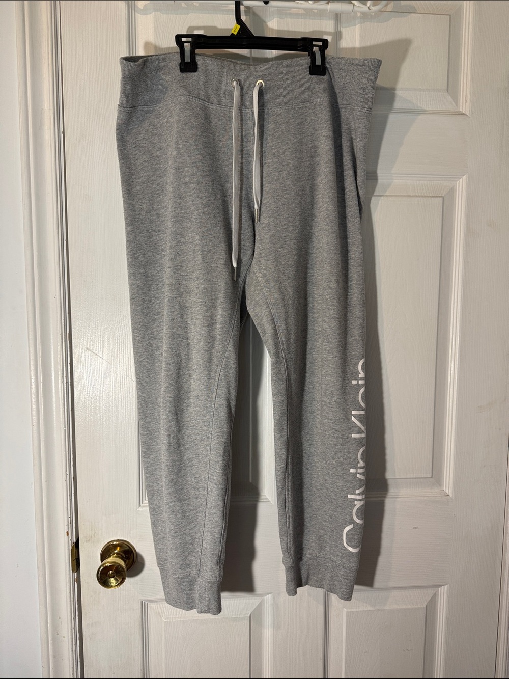 Calvin Klein Light Gray Logo Joggers
